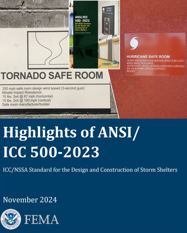 Highlights of design and construction of Storm Shelters